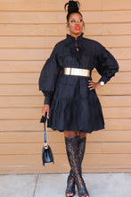 Charger l&#39;image dans la galerie, All Black Mini Dress