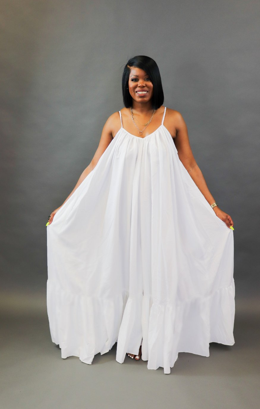 summer breeze maxi dress Elegant Floral Maxi Dress For Summer Beach Days