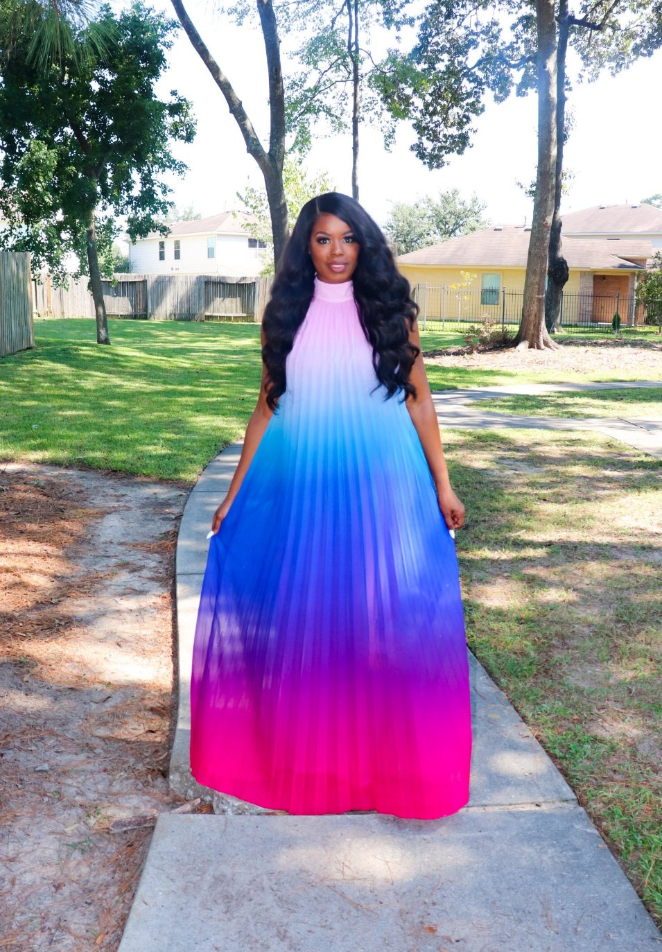 sapphire pink dress Misha Sapphire Sequin Dress in Fuschia HONEY HIRE BOUTIQUE